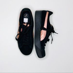 Copper and Black Suede Pumas (Creepers)
